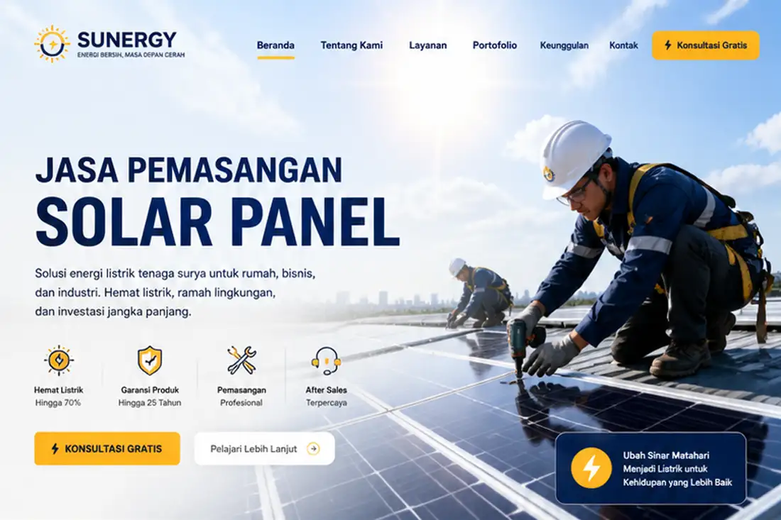 Preview template Web Company Profile