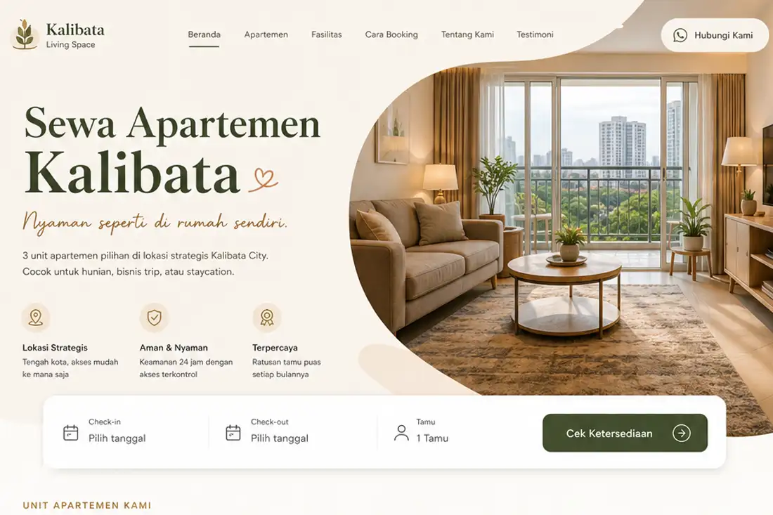 Preview template Sewa Apartemen