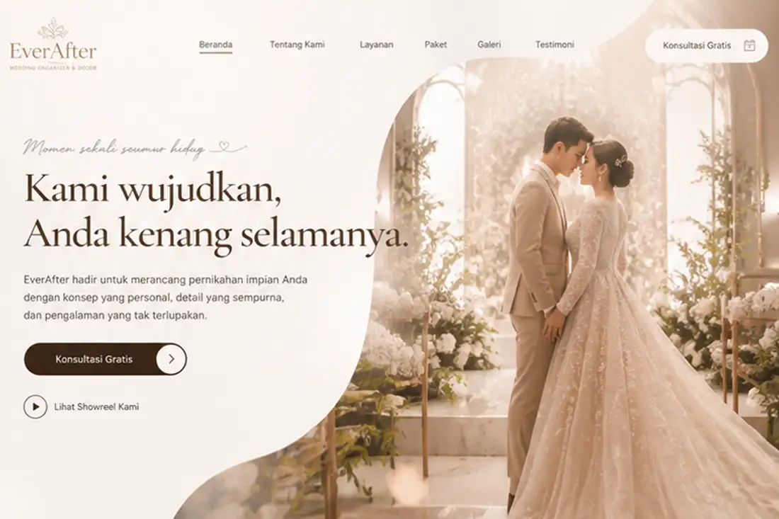 Preview template Wedding Organizer